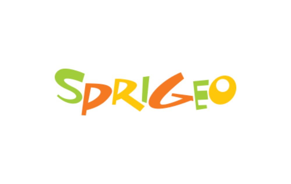 sprifeo logo in green yellow and orange